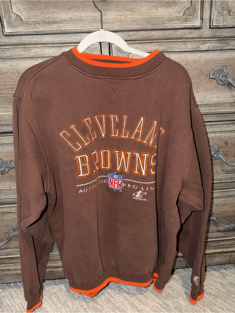 Vintage Cleveland Browns NFL Pro Line Crewneck Sweatshirt XL Embroidered - Picture 2 of 12